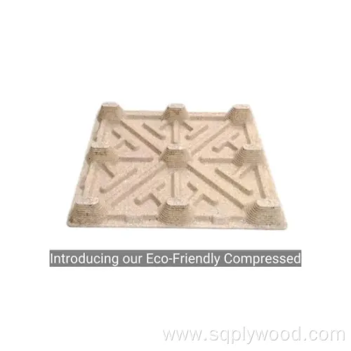 Versatile Compressed Wood Pallet for Forklift and Storage
